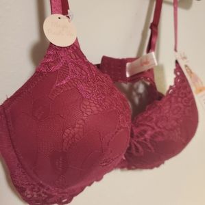 Red Lace Bra